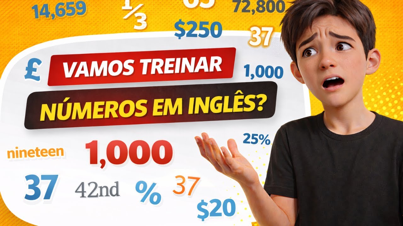 Esse EXERCÍCIO MELHORA sua resposta em INGLÊS em até 300%. 40 Frases Essenciais Números em INGLÊS