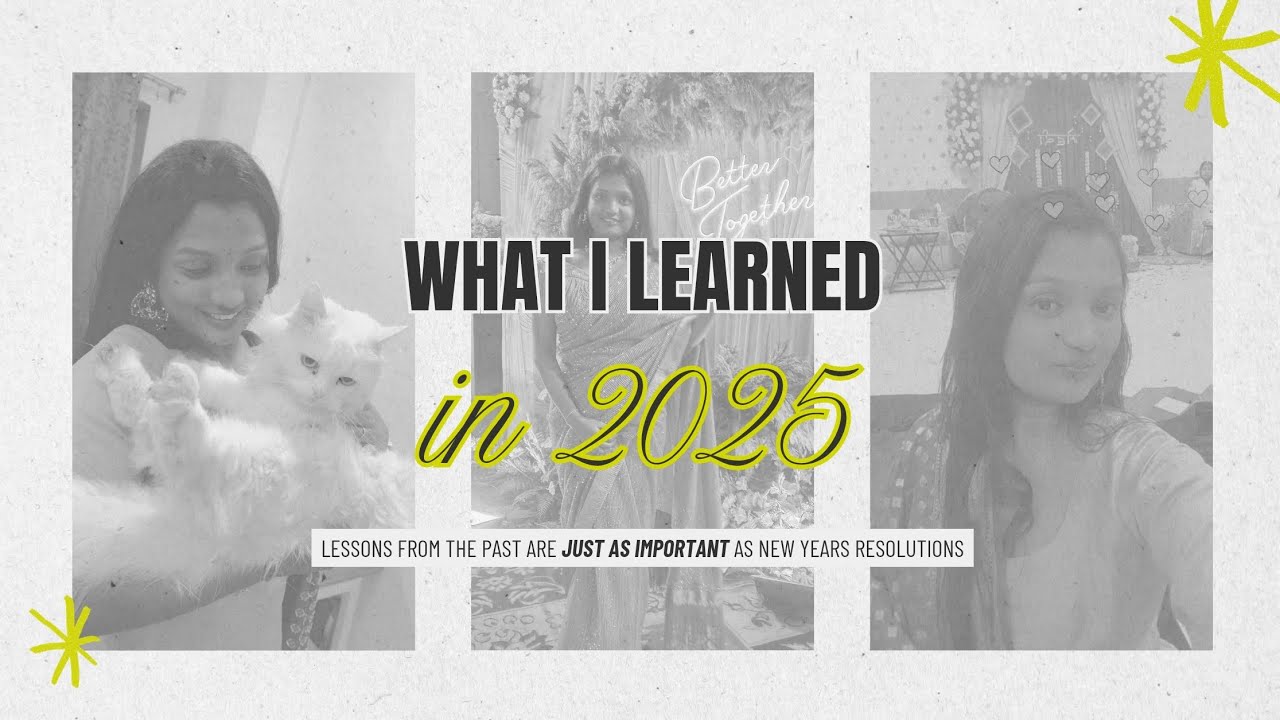 What I Learned in 2025 l Lessons from the Past #lifelessons #personalgrowth #2026 #2025mindset #vlog