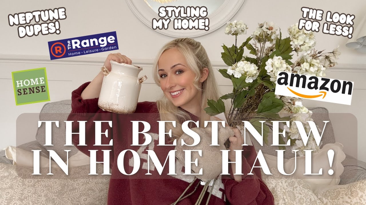 NEW IN 2025 HOME HAUL! Dupes! Spring styling ideas! Amazon Home Sense The Range! Modern country