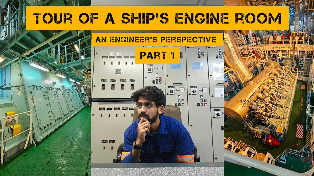 DUEL FUEL OIL TANKER'S Engine Room Tour From An Engineer's Perspective - PART 1