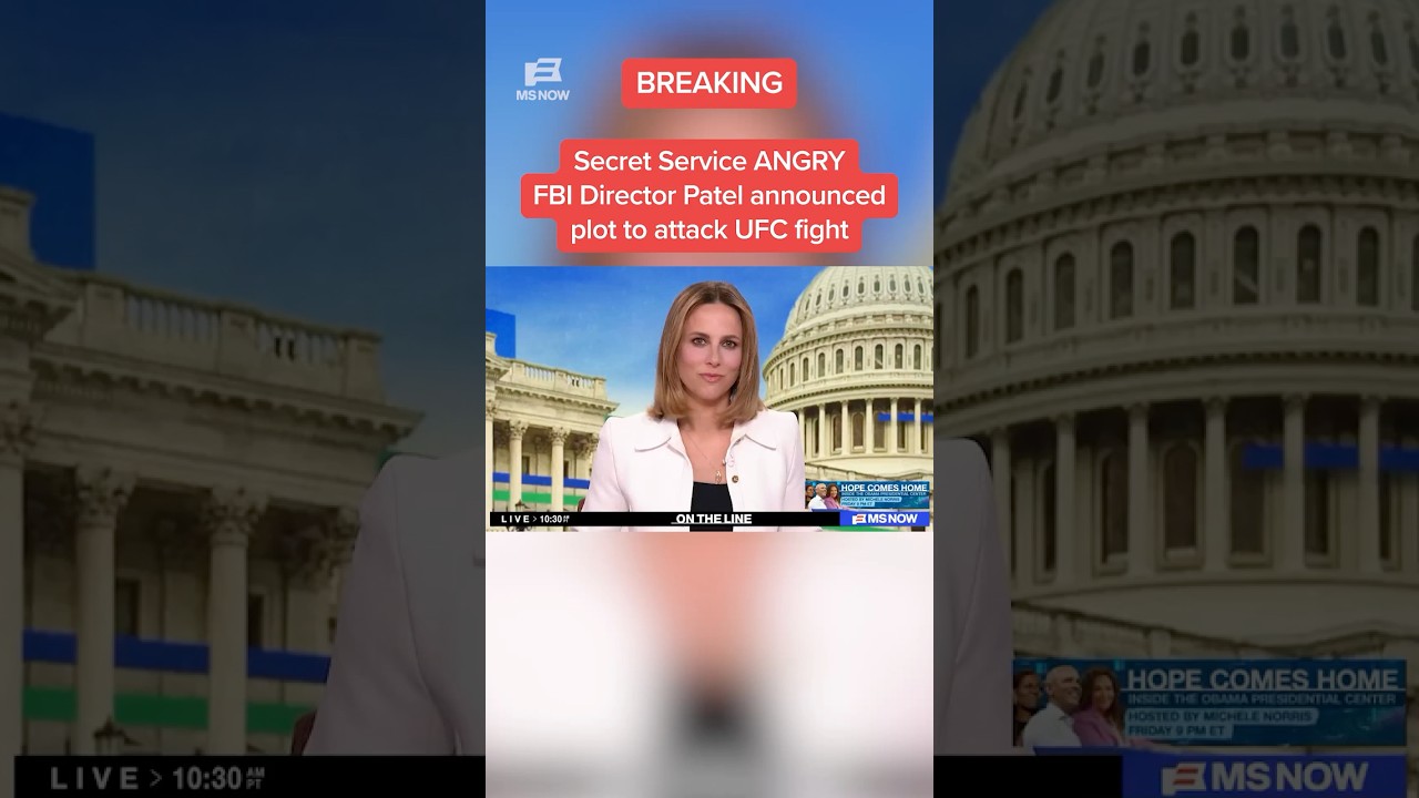 Secret Service ANGRY FBI Director Patel announced plot to attack UFC fight