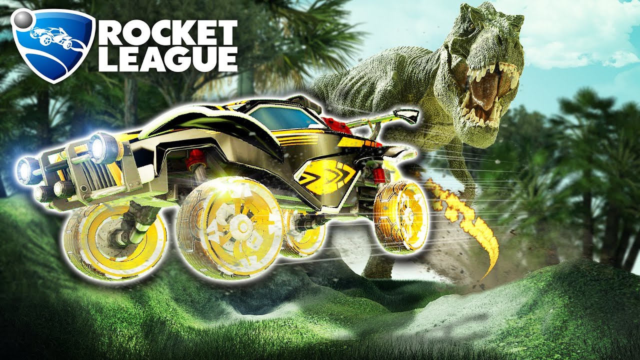 DINOSAURS TAKE OVER ROCKET LEAGUE