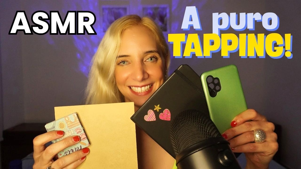 ASMR MUCHO TAPPING! ✨ SOBRE DISTINTOS OBJETOS PARA QUE TE DUERMAS MUY RÁPIDO 😴