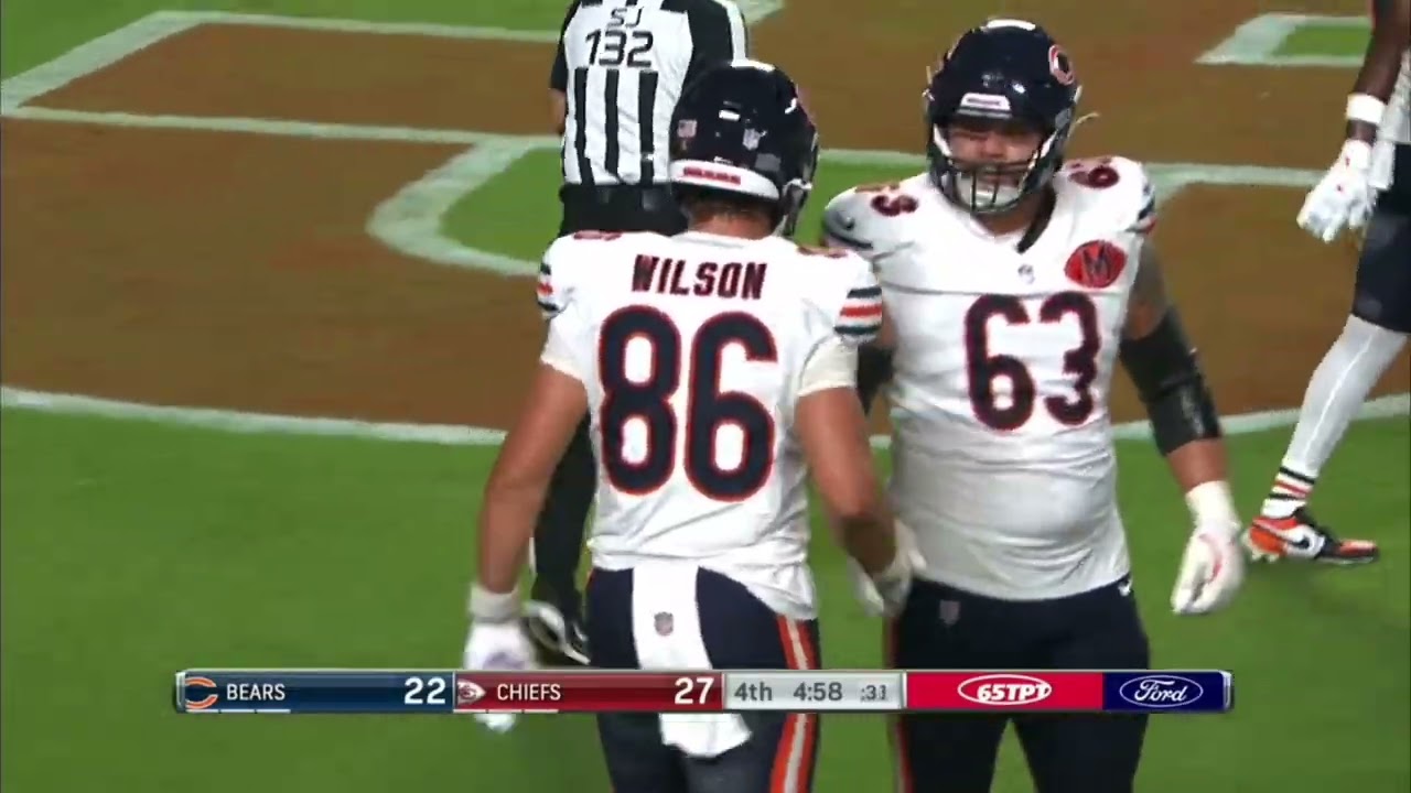 Tyson Bagent 2025 NFL Preseason Highlights vs Chiefs