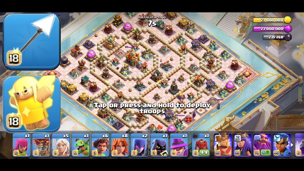 th16 root rider and Valkyrie spam attack strategy | part 1