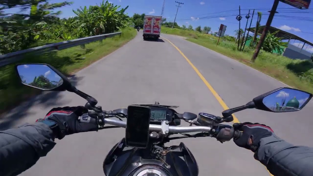 Panasin GSX S150 corneringan di Kubangkangkung
