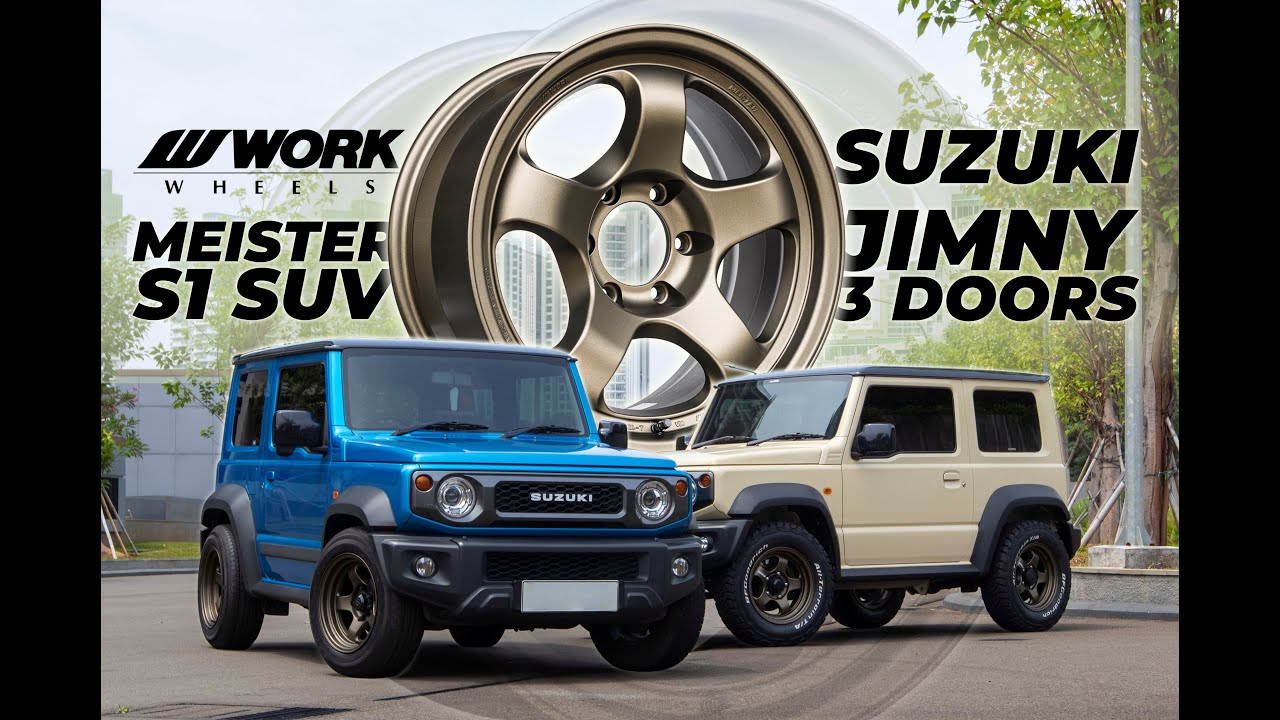 Work Meister S1 SUV Ring 16 for Suzuki Jimny. Gaya offroad atau city slicker????.