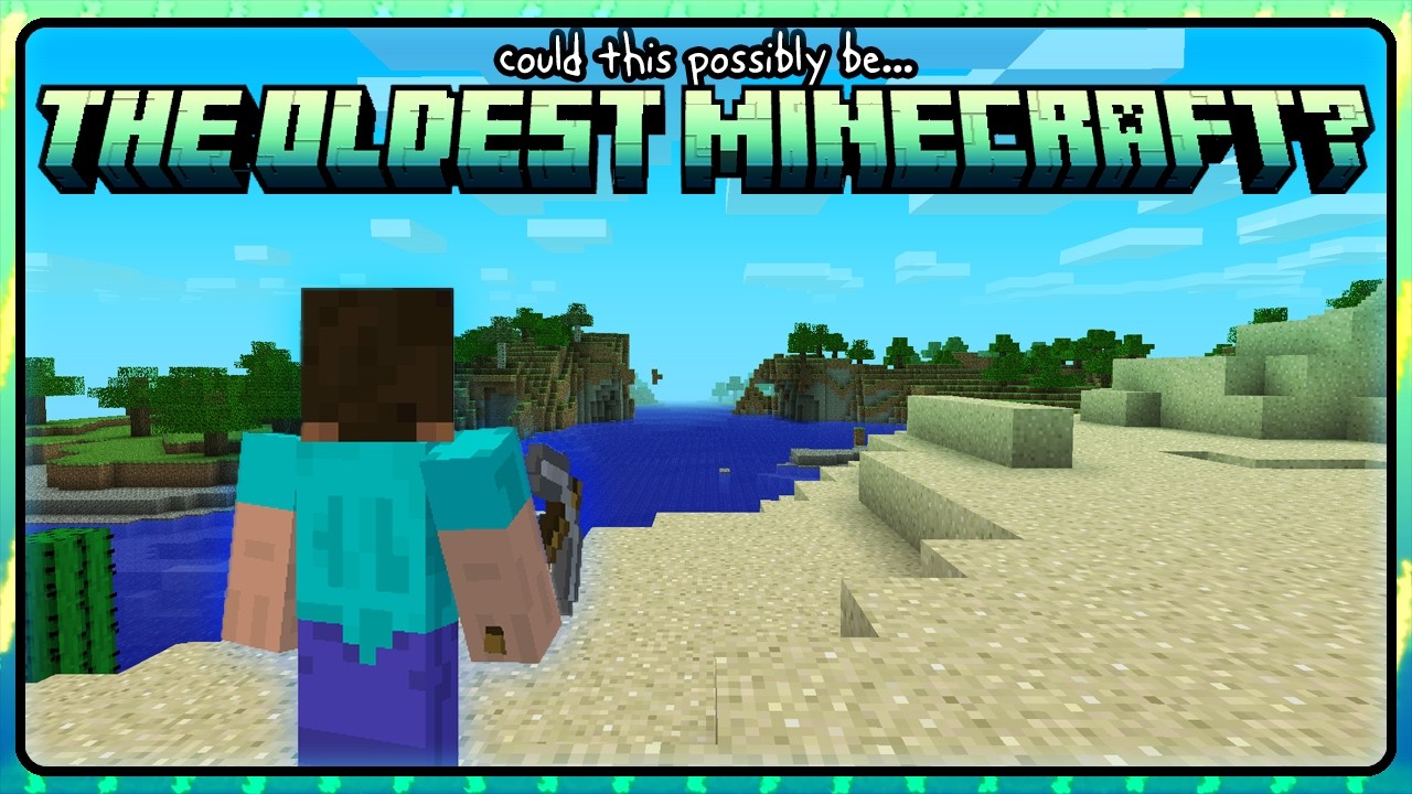 Is This The OLDEST Minecraft Of All Time? [MCPE 0.8.1 CLASSIC Survival Minecraft Playing]