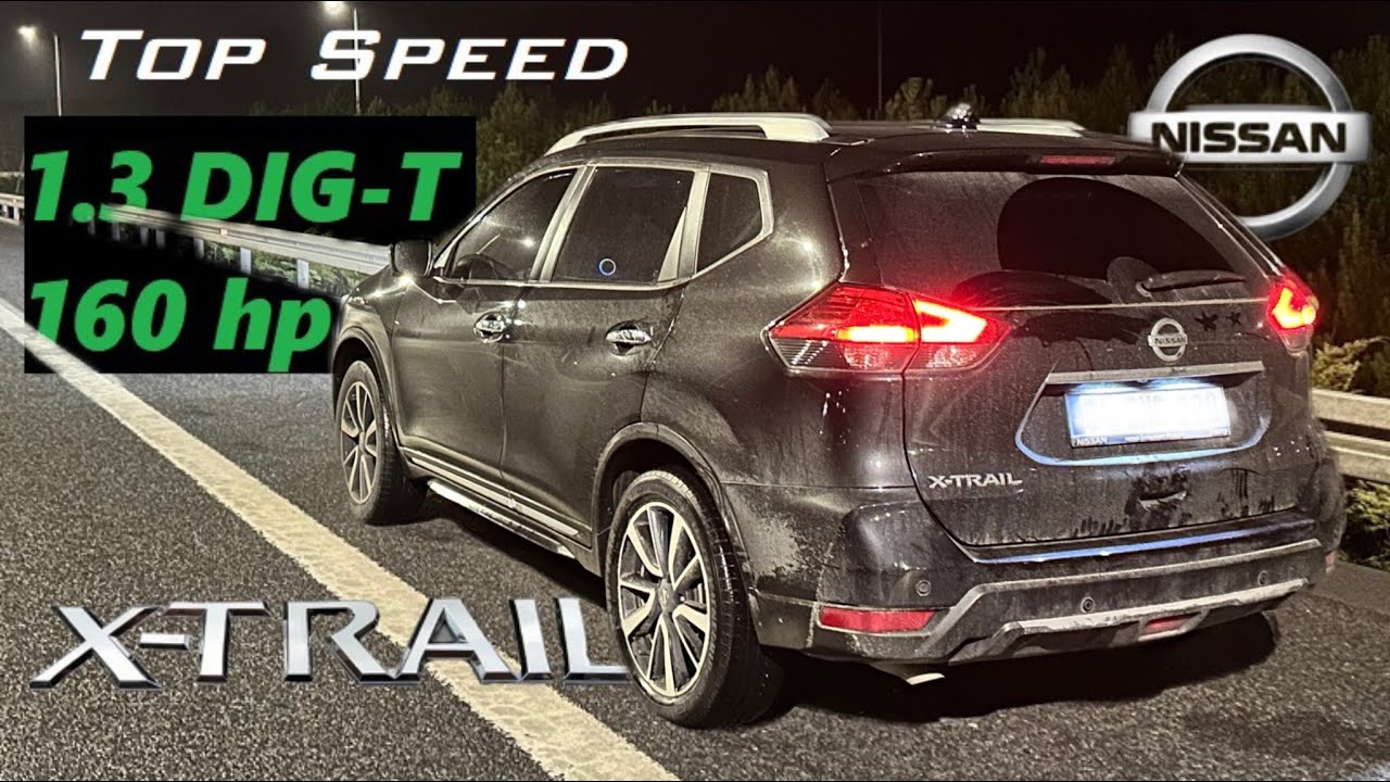 NISSAN X-TRAIL (2020) 1.3 DIG-T (160 hp) Acceleration & Top Speed