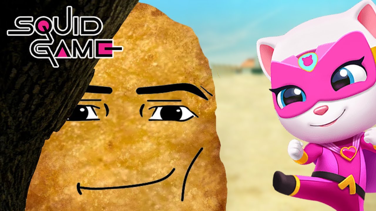 HERO ANGELA VS GEGAGEDIGEDAGEDAGO — SQUID GAME | #TALKINGTOMHERODASH