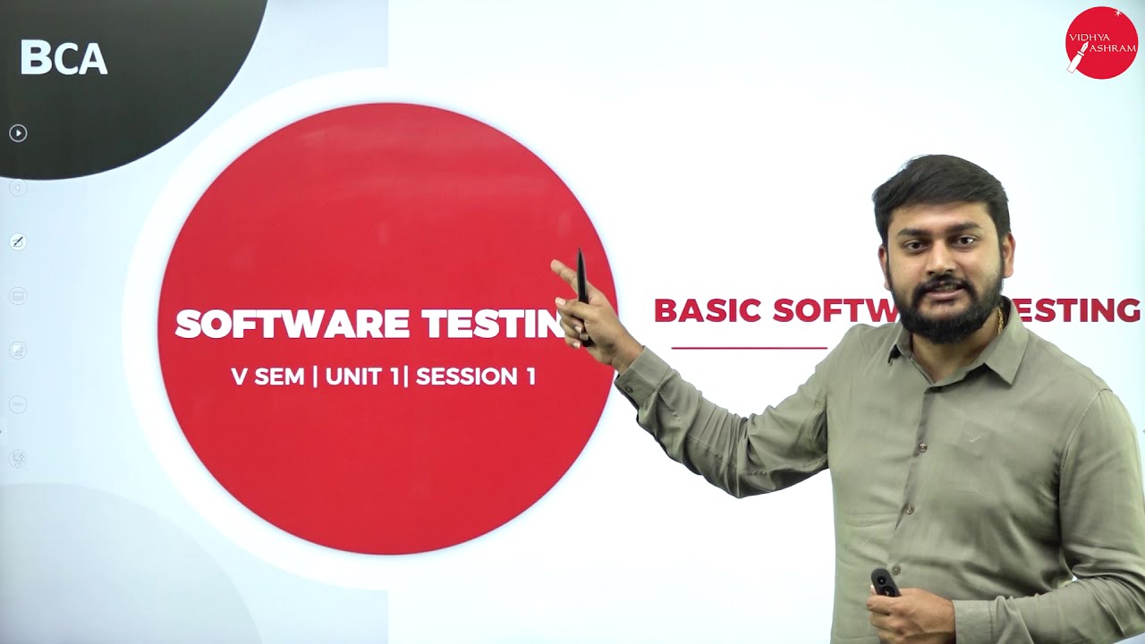 DAY 01 | SOFTWARE TESTING | V SEM | B.C.A | BASIC SOFTWARE TESTING | L1