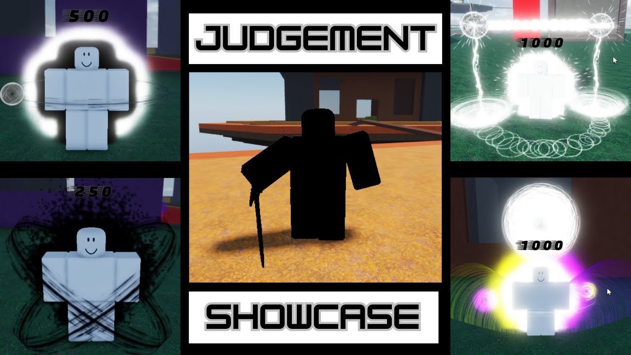JUDGEMENT SWORD SHOWCASE - Killstreak Sword Fighting Beta