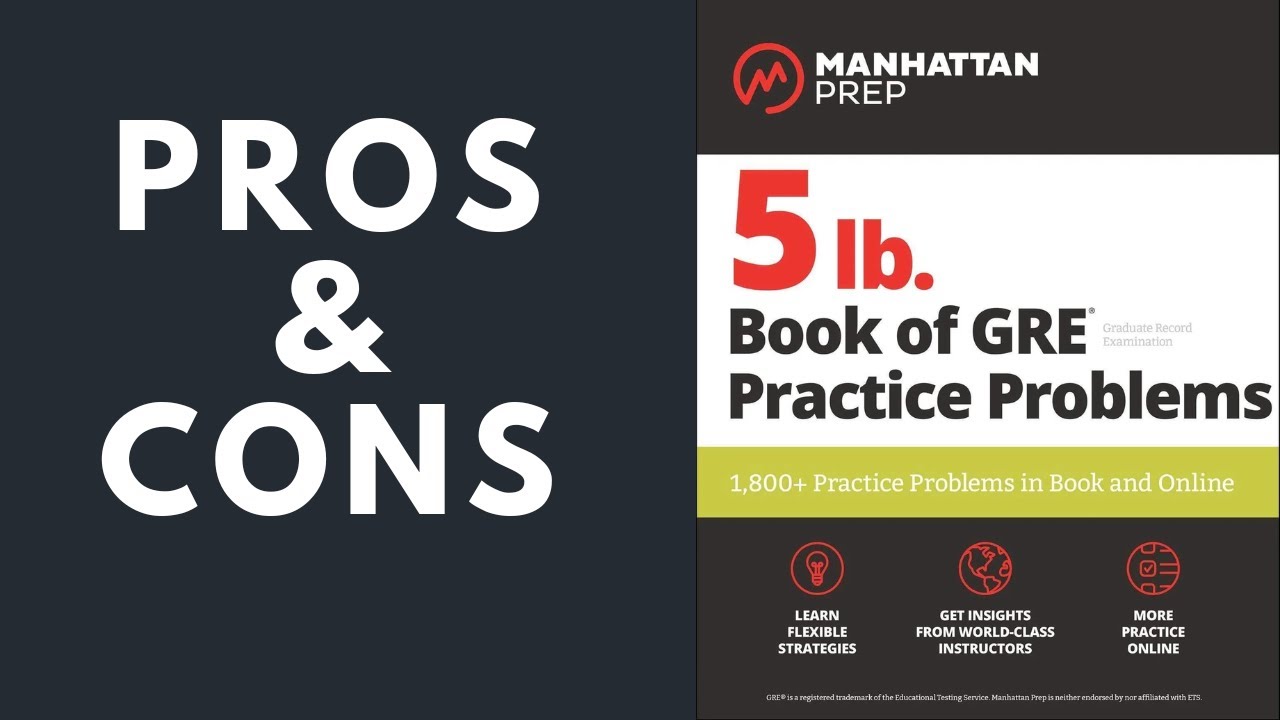 My Problem with GRE Manhattan 5LB (5 Pound) Book
