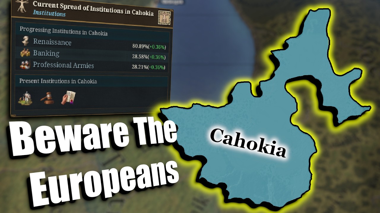 The Europeans Are Coming... Cahokia's Golden Age May End! - Europa Universalis 5 - (LIVE)