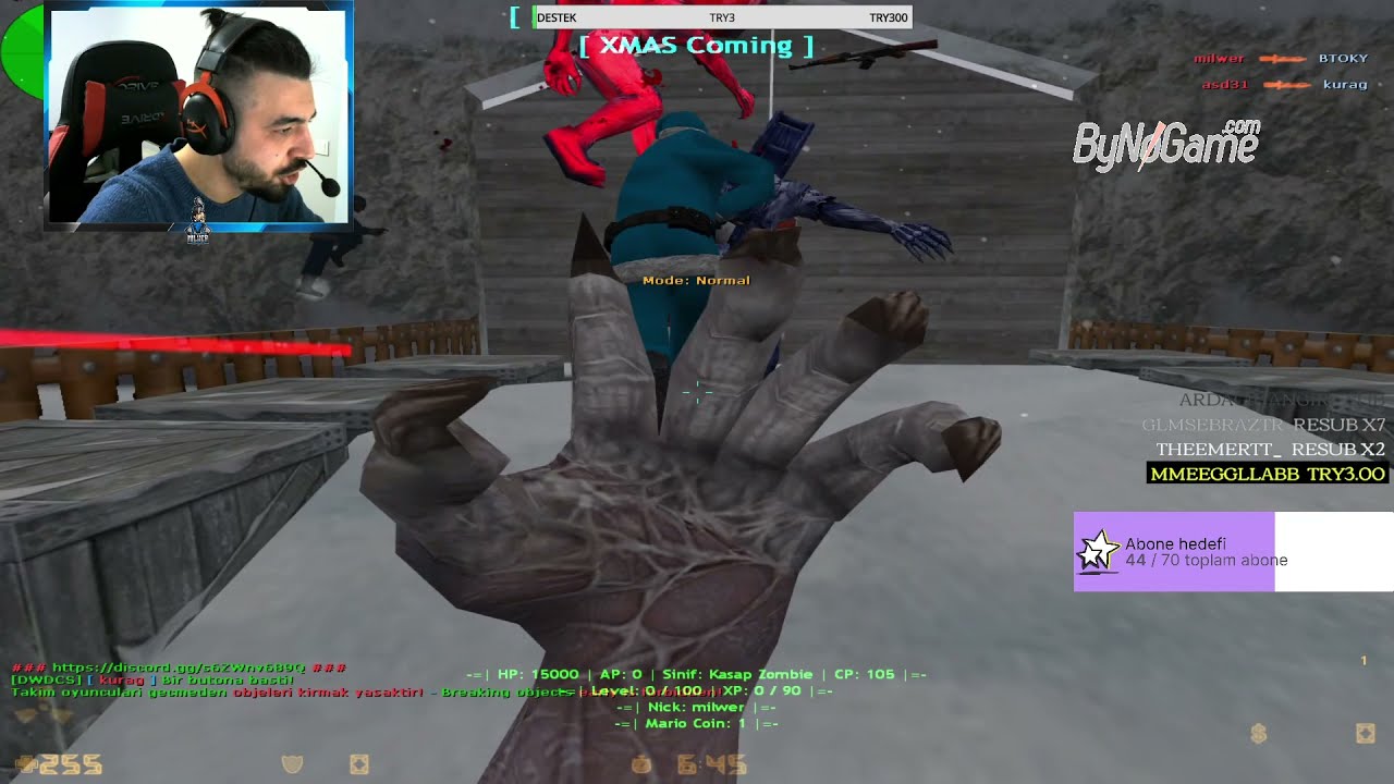 CS 1.6 ZOMBİE ESCAPE 2022 İLK VİDEO