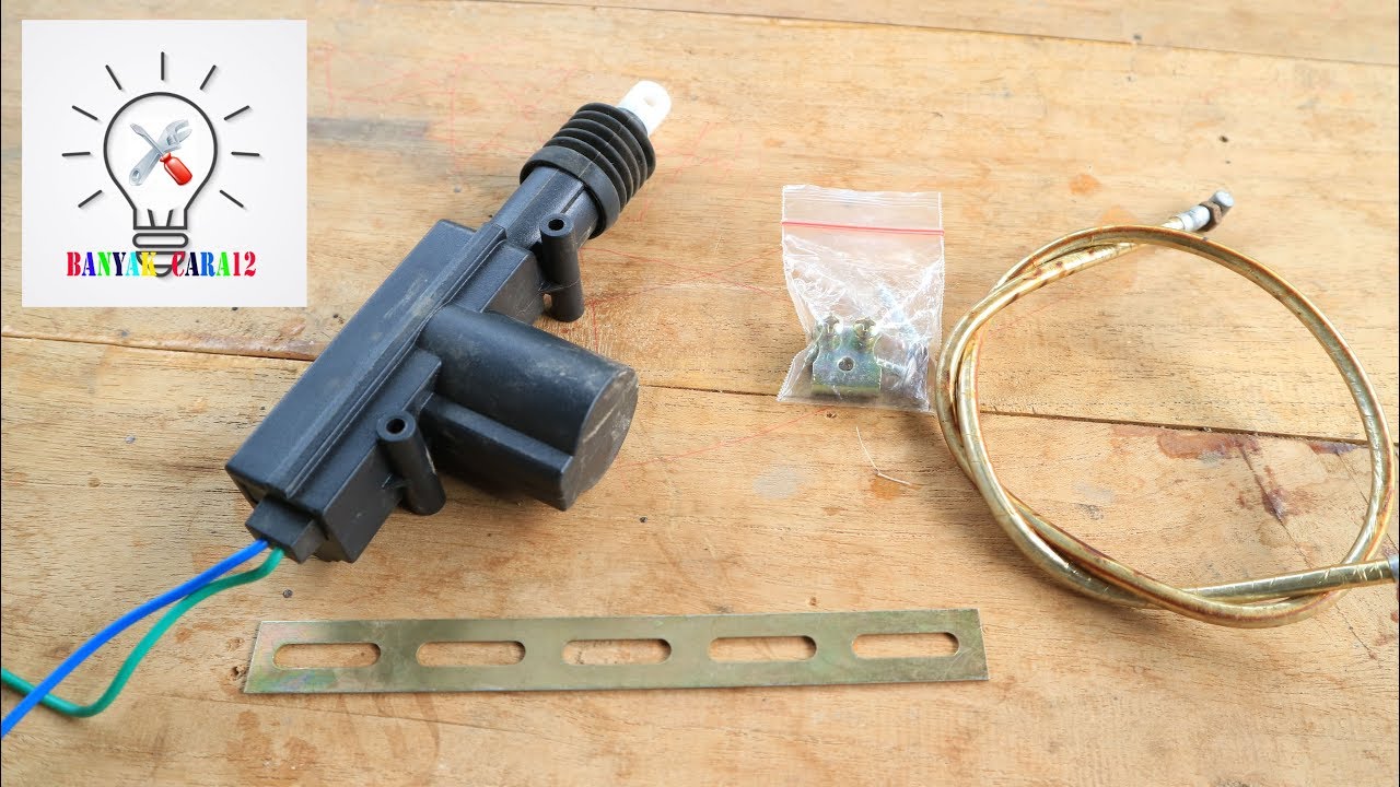 Cara Memasang Kunci elektrik untuk Jok Sepeda motor. (Central Lock)