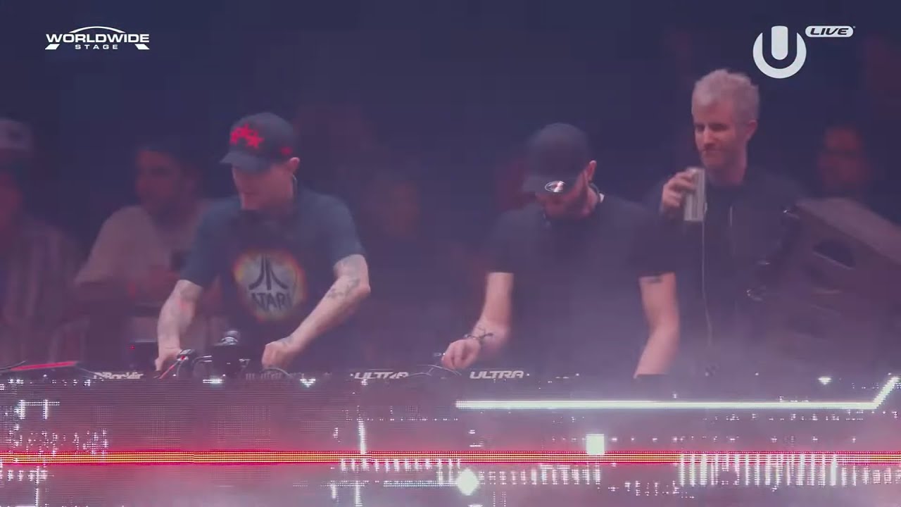 Deadmau5 B2B Pendulum live at Ultra Miami 2025 Worldwide Stage