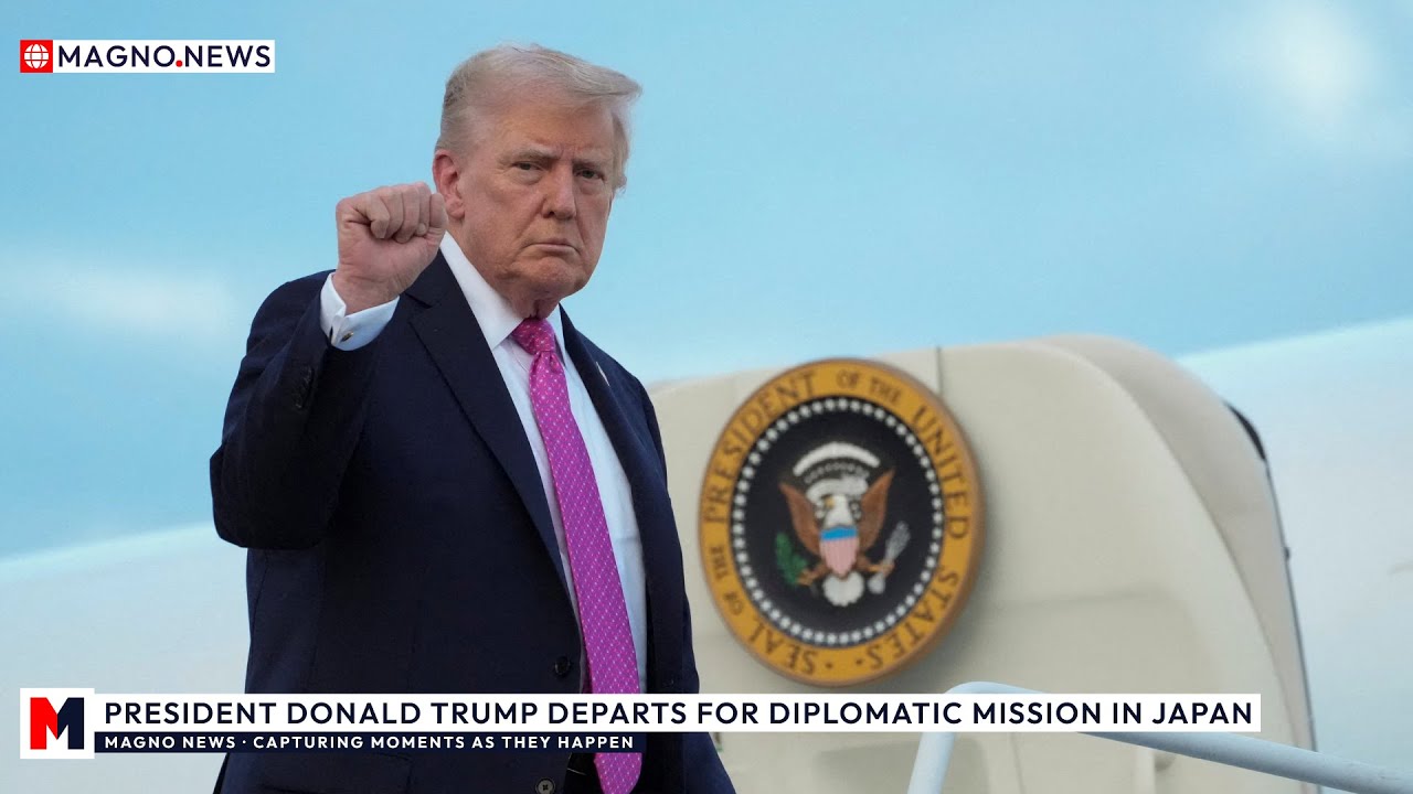 🇺🇸 President Trump Departs Kuala Lumpur, Malaysia for Diplomatic Mission in Tokio, Japan [LIVE]