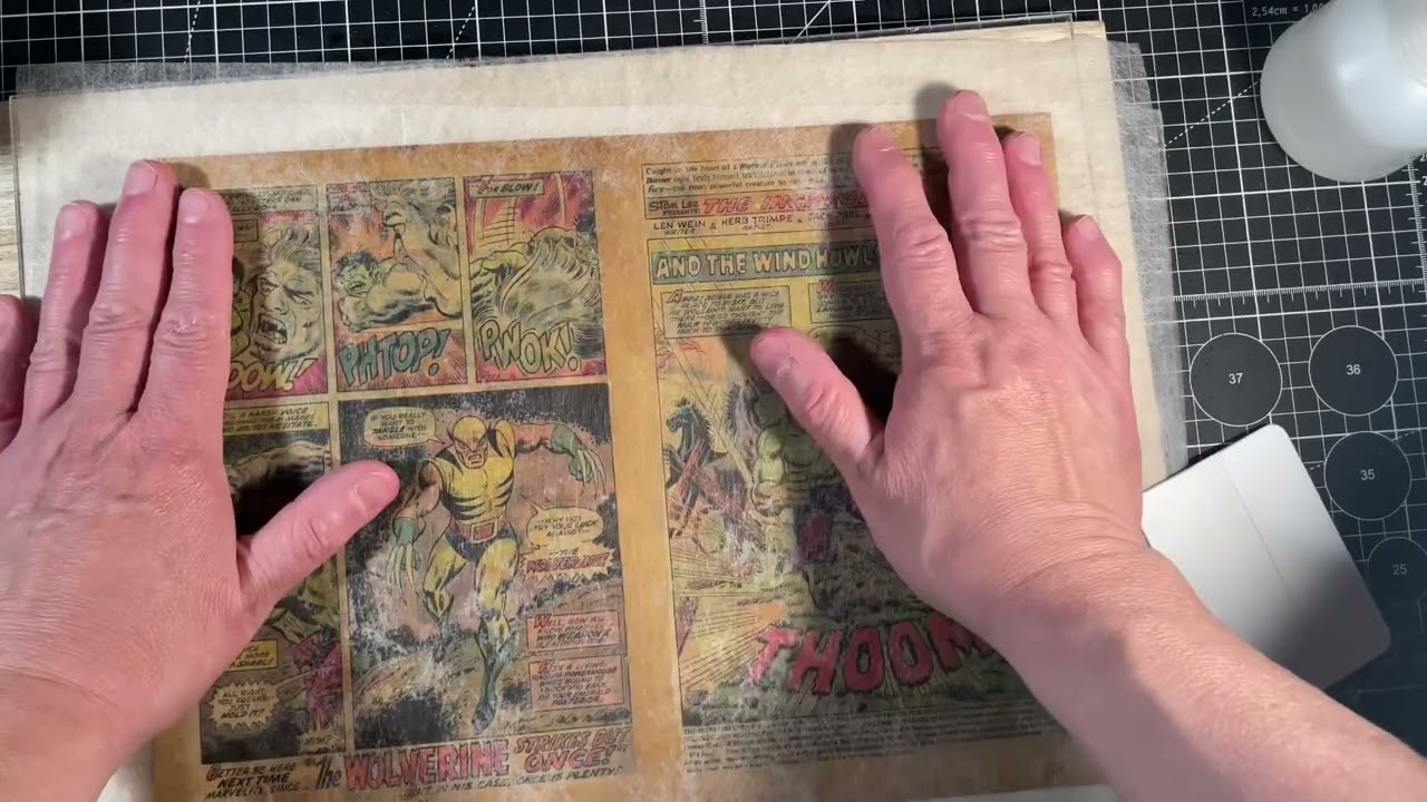 Hulk 180 Conservation: The Washing and Aqueous Deacidification of Paper by Margaret Hey (1979). P3/4