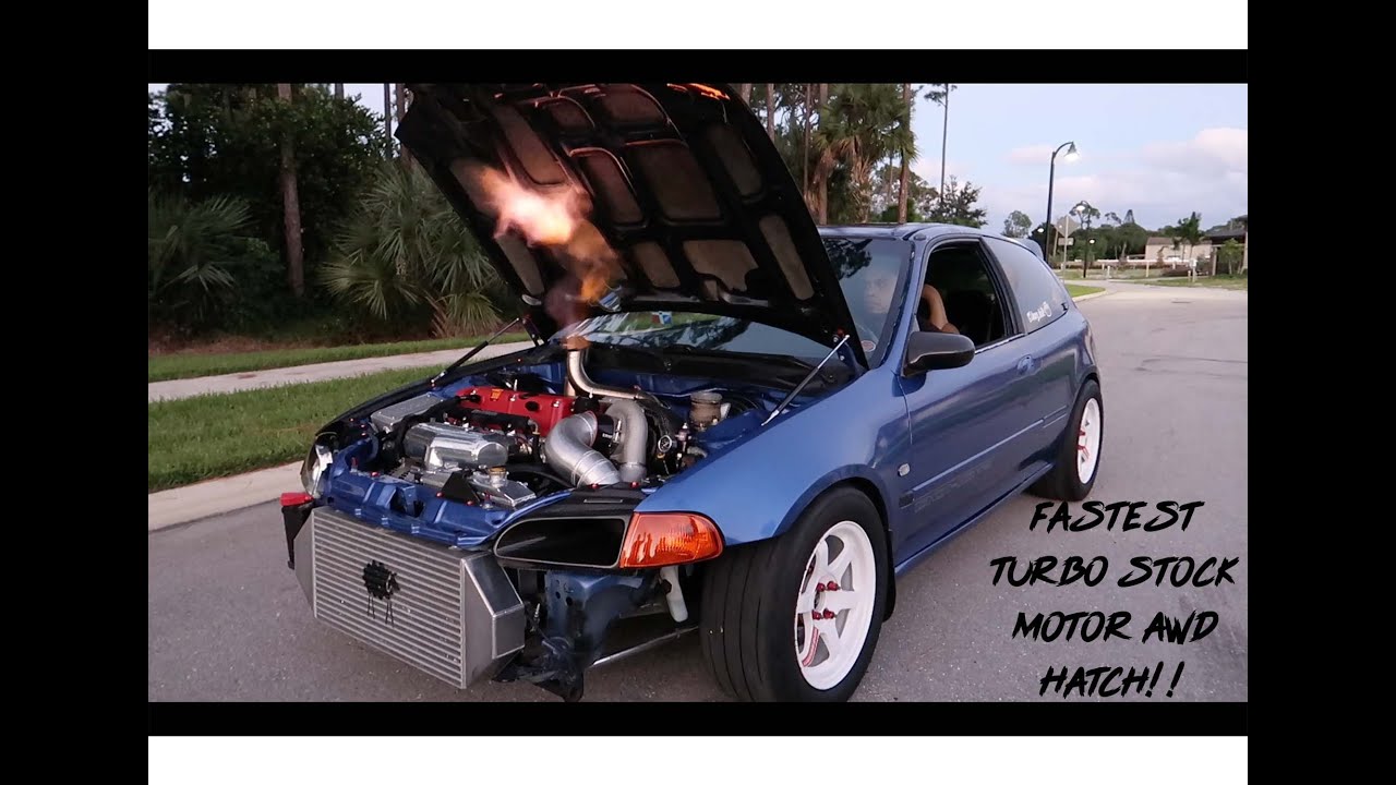 Jeury Built Stock K24 AWD TURBO Hatch! - FULL FEATURE!
