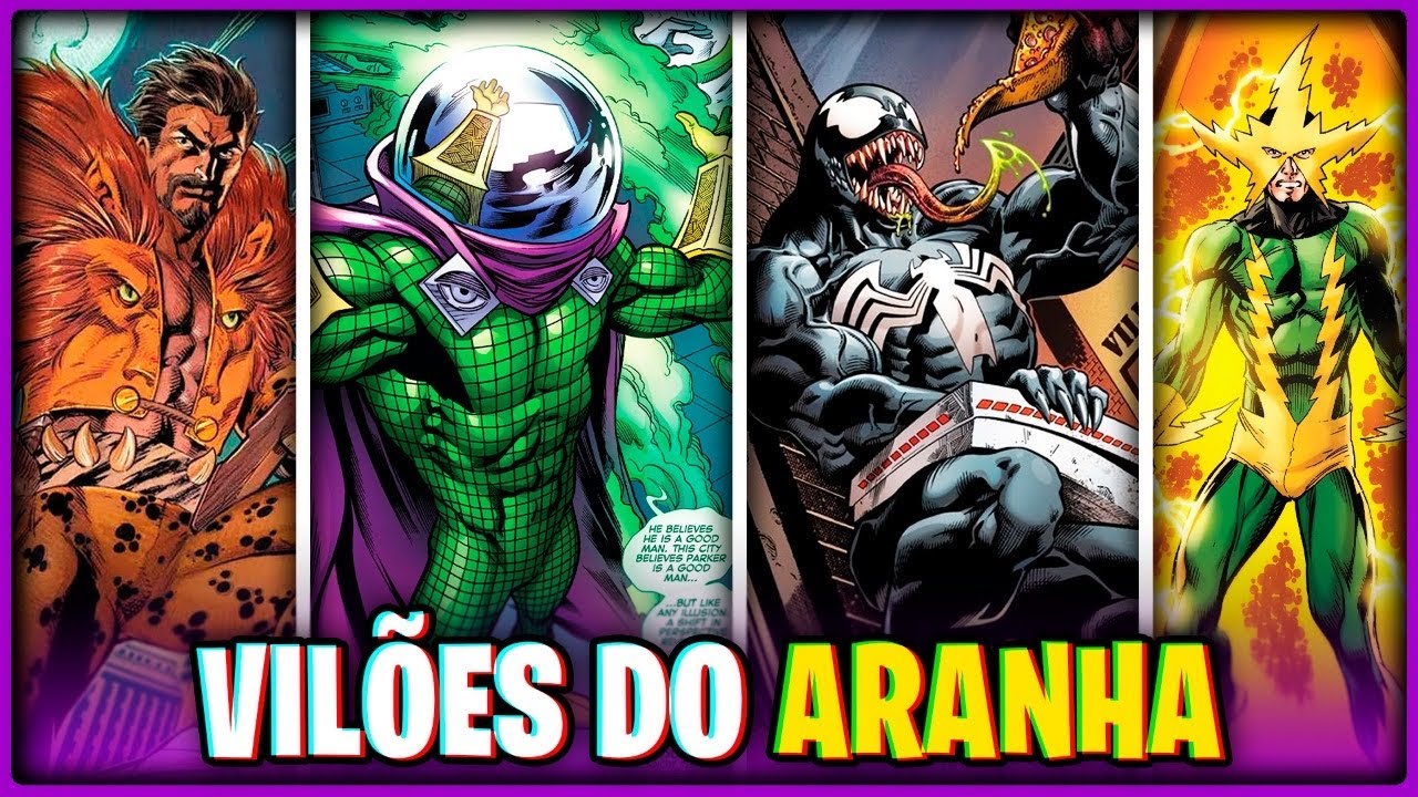 OS 12 VILÕES MAIS PERIGOSOS DO HOMEM ARANHA