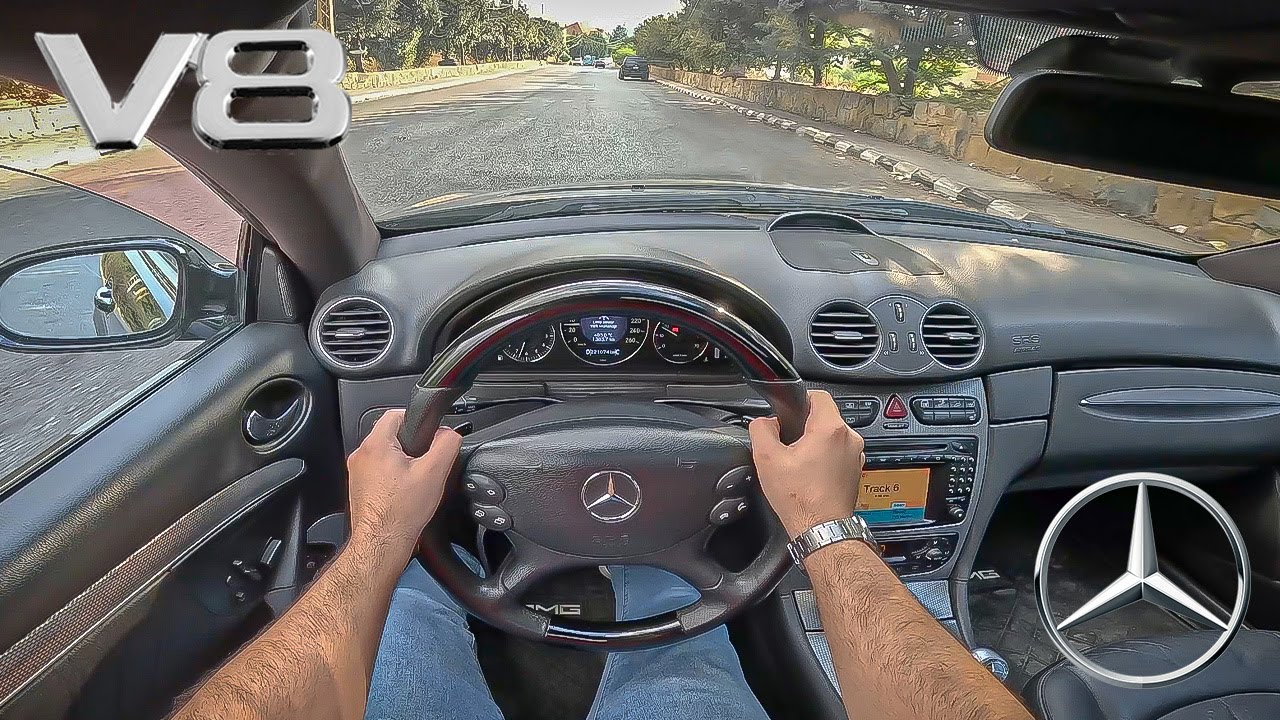 Mercedes CLK 500 V8 Is REALLY Faster Than You Think ! - POV Test Drive