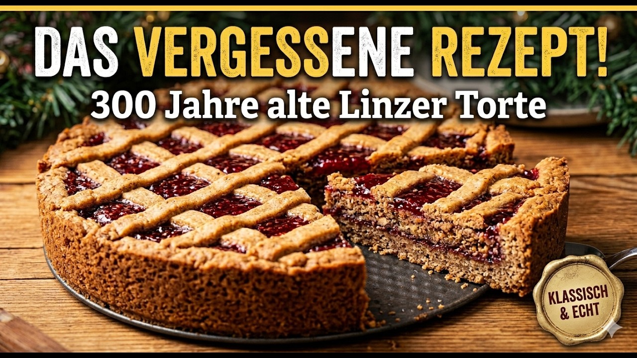 🎄300 Jahre altes Rezept  zu Weihnachten🎄Traditionelle  österreichische Linzer Weihnachtstorte.