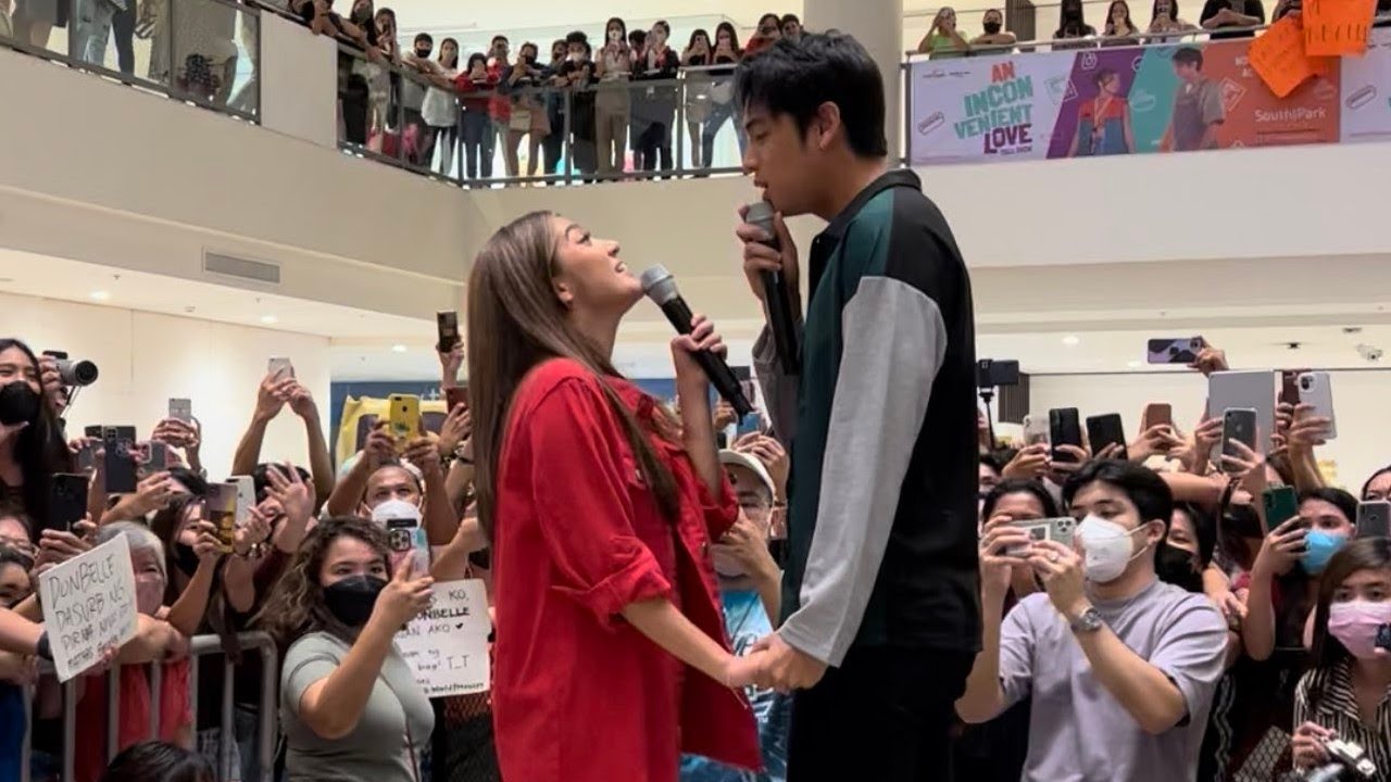DONBELLE AT ALABANG MALL SHOW! WAAAHH GRABE ANG HOT NI DONNY, SANA ALL TINKERBELLE | DONBELLE LATEST