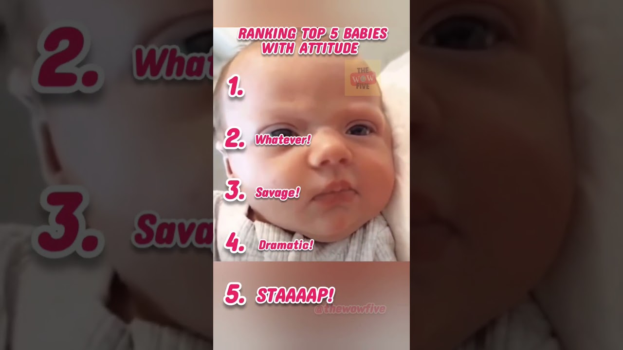 Ranking babies with attitude | The WOW Five