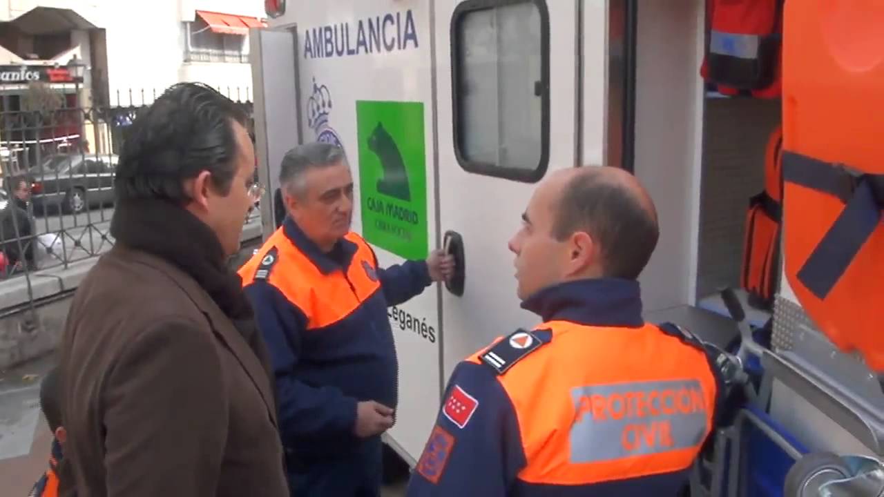 Nueva Ambulancia Municipal de Protección Civil de Leganés