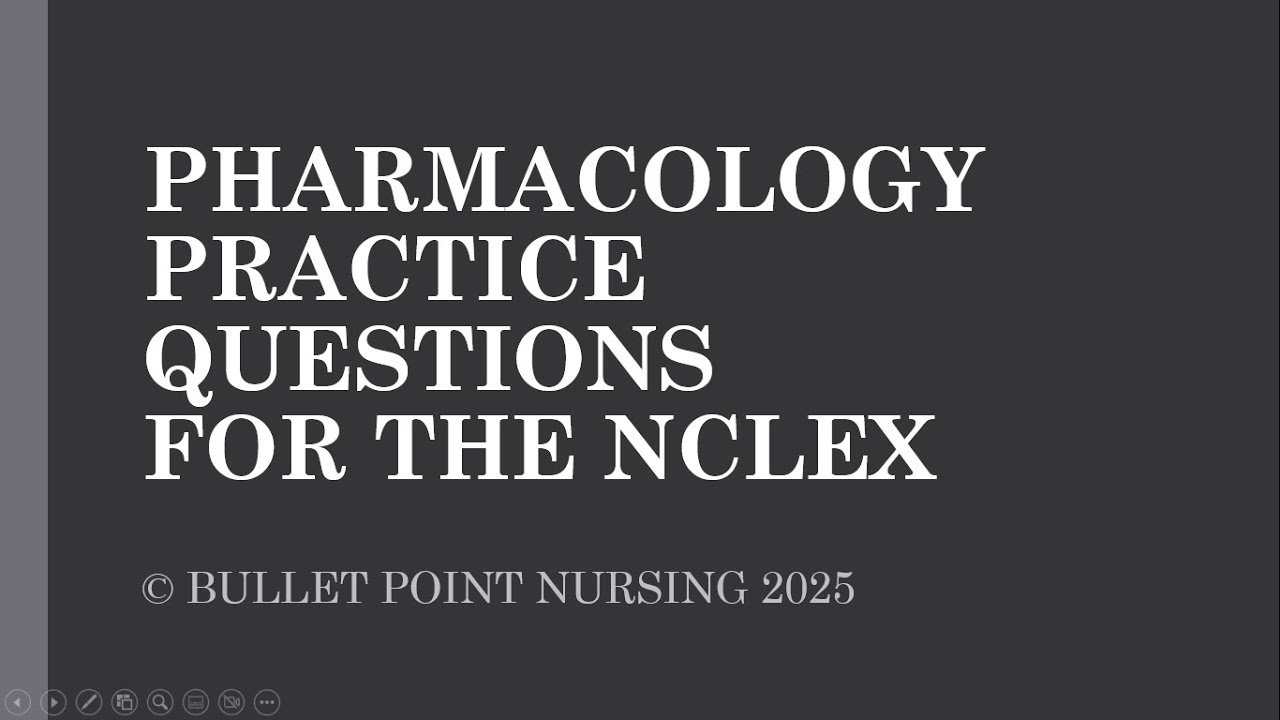 NEW -  Pharmacology practice questions and answers to prepare for the NCLEX!