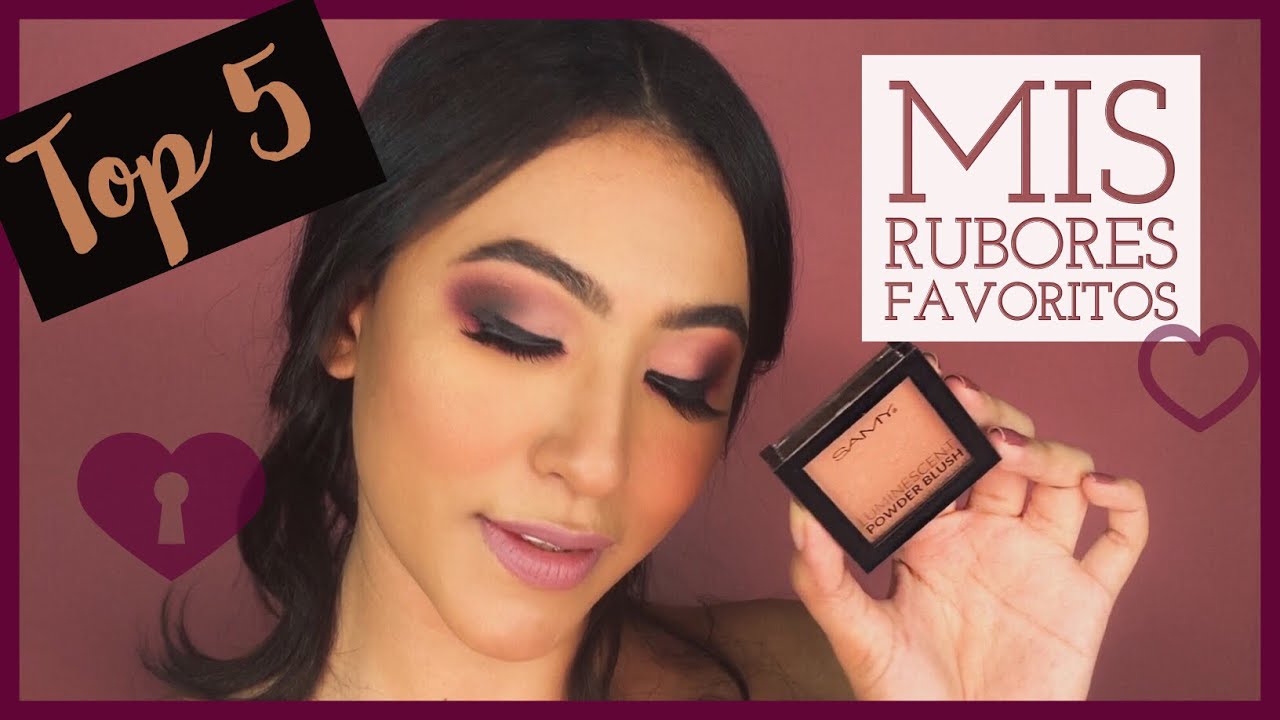 💙 Top 5: Mis Rubores Favoritos | Maquillaje Colombiano | Juliana Gaviria