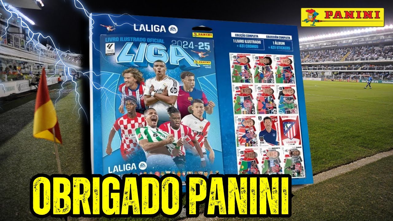 PRESENTE DA PANINI!!! ÁLBUM QUE JÁ VEM COMPLETO??