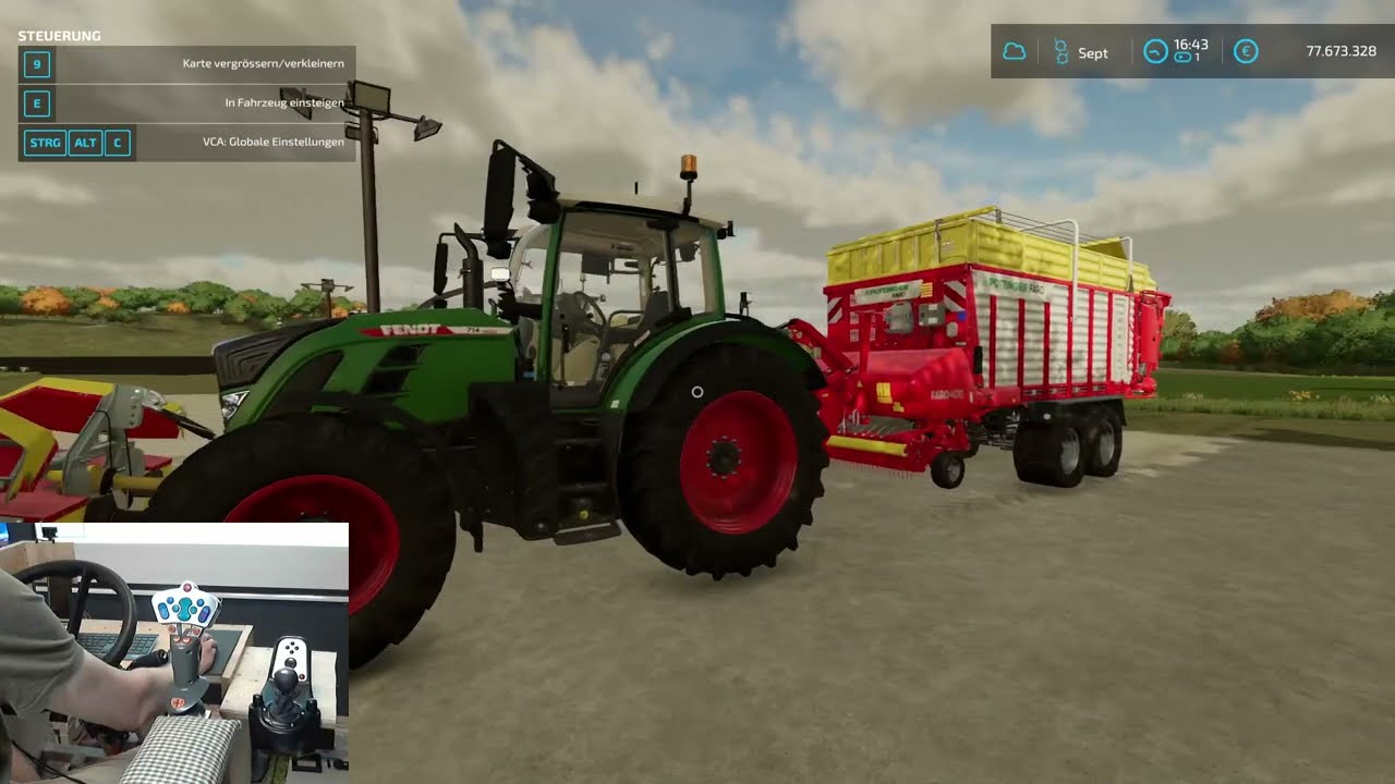 Original FENDT Joystick für den Landwirtschafts Simulator (Showcase)