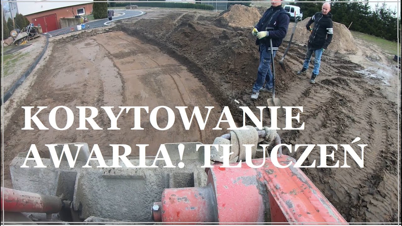 Korytowanie/Awaria/Tłuczeń :) Długi film.