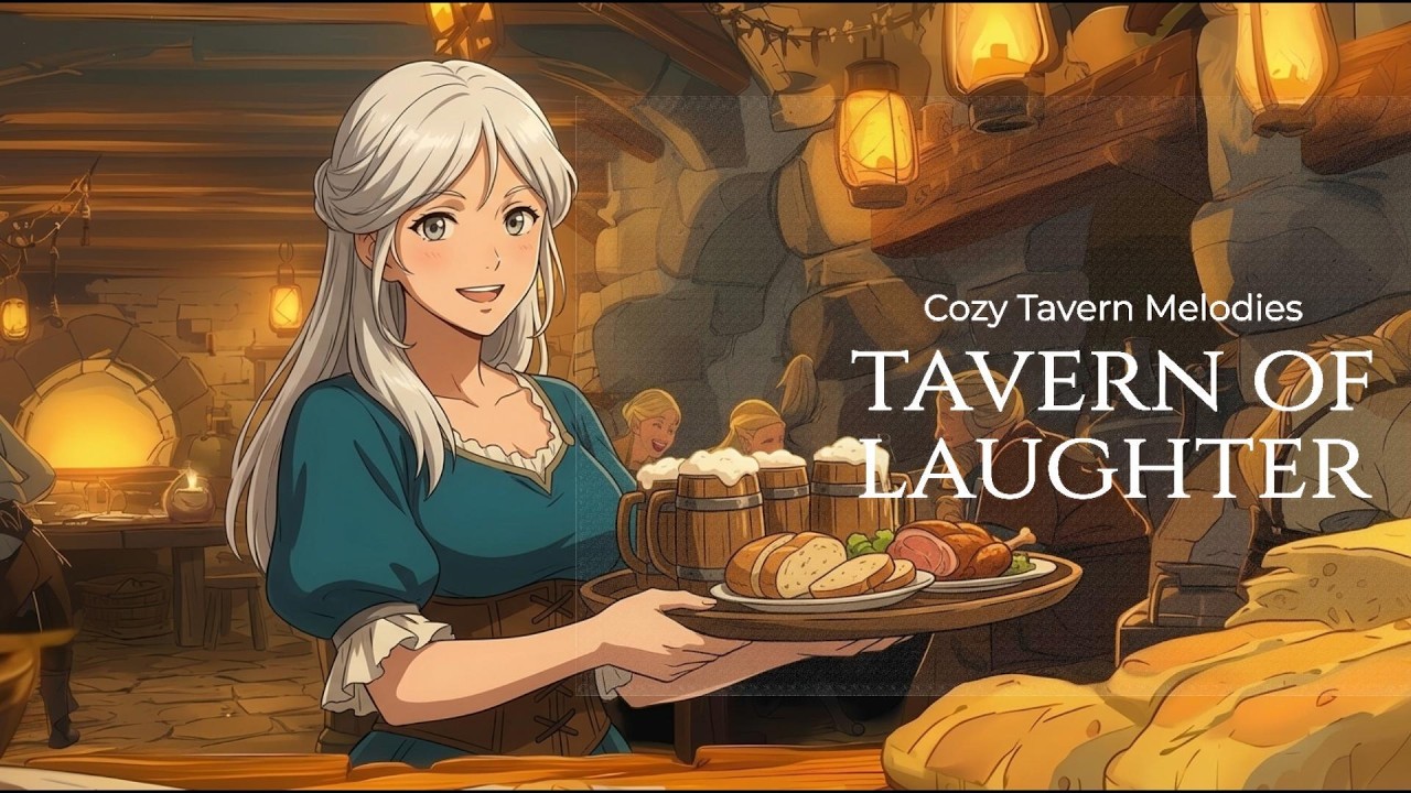 Fantasy Medieval Music 🍺 Warm Tavern Vibes  | Tavern Of Laughter