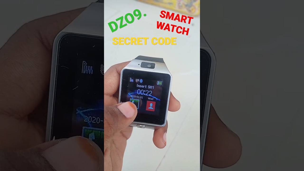 dz09 smartwatch secret code and All smart watches