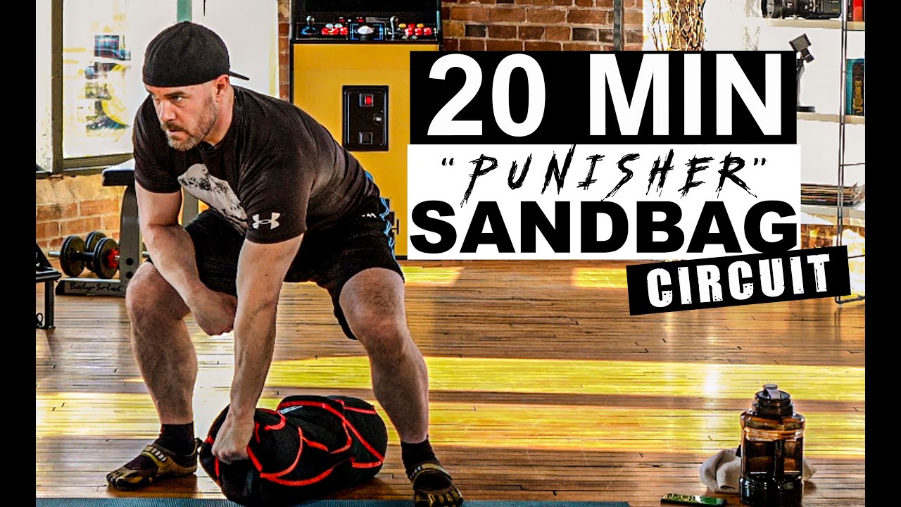 Sandbag Workout - FULL BODY at home HIIT