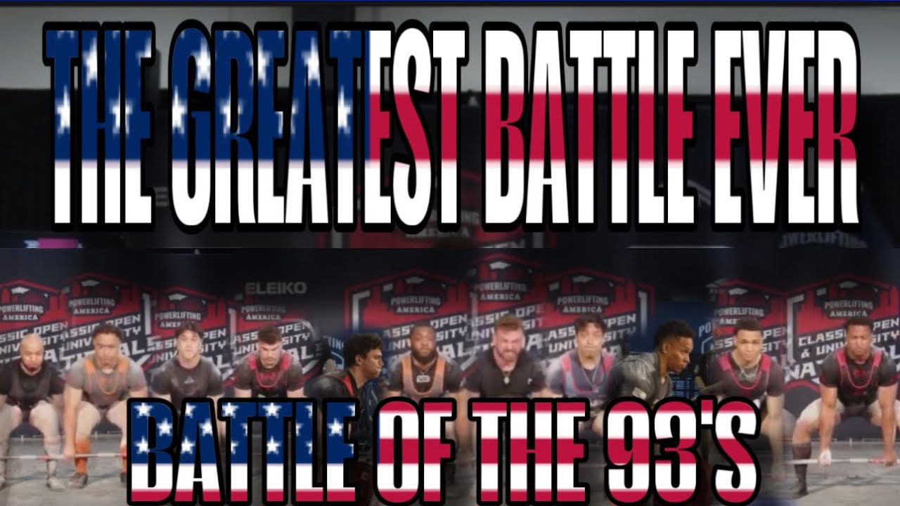 Battle of the 93s at Powerlifting America 2025 Nationals