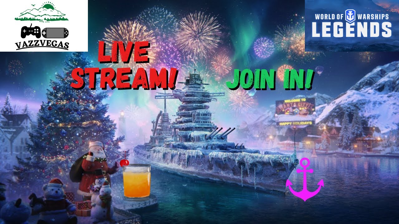 Merry Sickmas - A Short Live Stream | World of Warships: Legends PS5 XBOX Series S/X