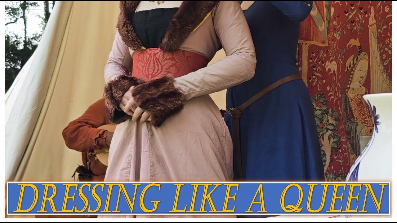 Getting Dressed Like A Medieval Princess,  Part II // Shoes, Gown and Belts!