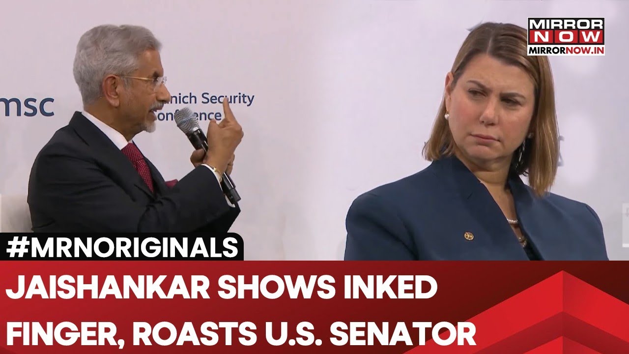 Jaishankar Shows 'Inked Finger' To U.S. Senator, Roasts West on 'Lessons of Democracy'