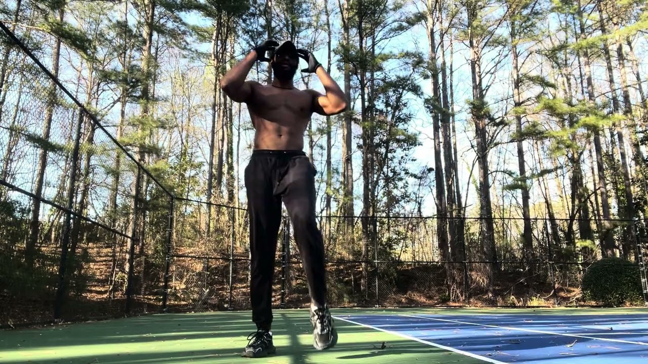 Quick 5-5-5-5 Calisthenics Workout at the Tennis Court