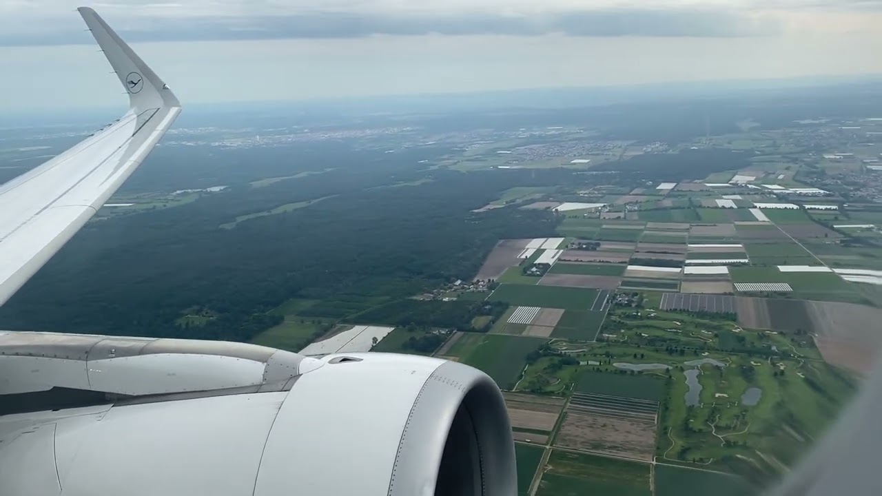 Lufthansa A320neo | Takeoff FRA 18 West | Seat 5A