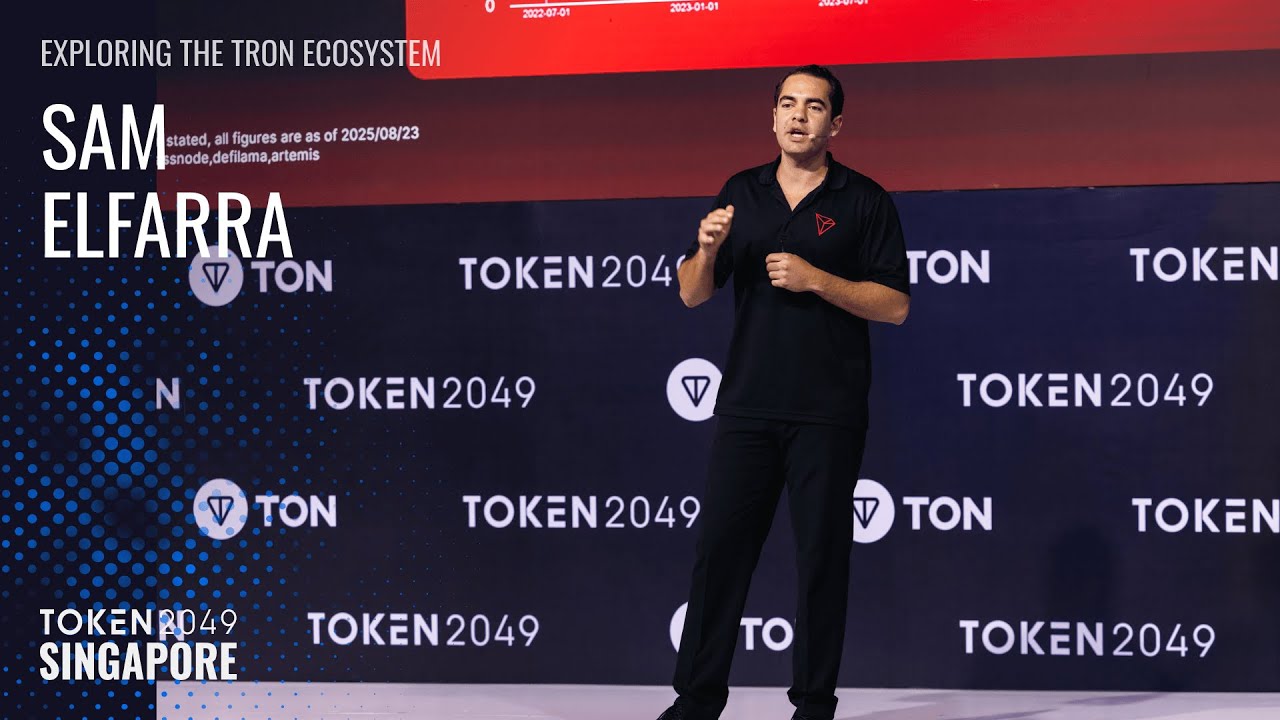 Sam Elfarra - Exploring the TRON Ecosystem - TOKEN2049 Singapore 2025