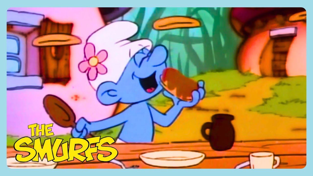 The Smurfs - Breakfast At Greedy's 🥞 | Classic Cartoons For Kids | WildBrain Monsters