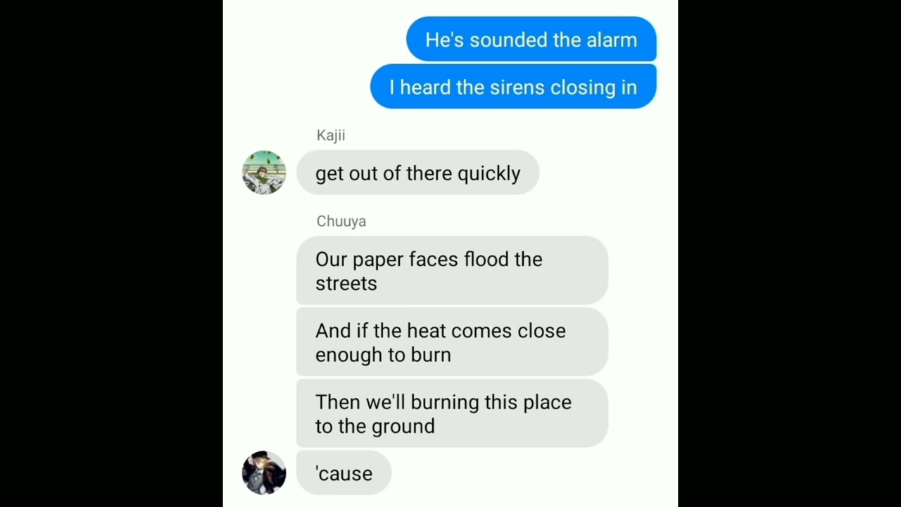 BSD Lyric Prank-Partners in crimen Soukoku English