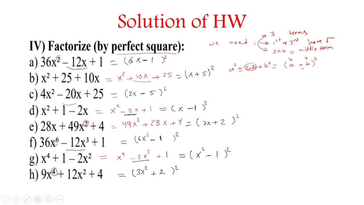 Remarkable identities (difference between two squares)