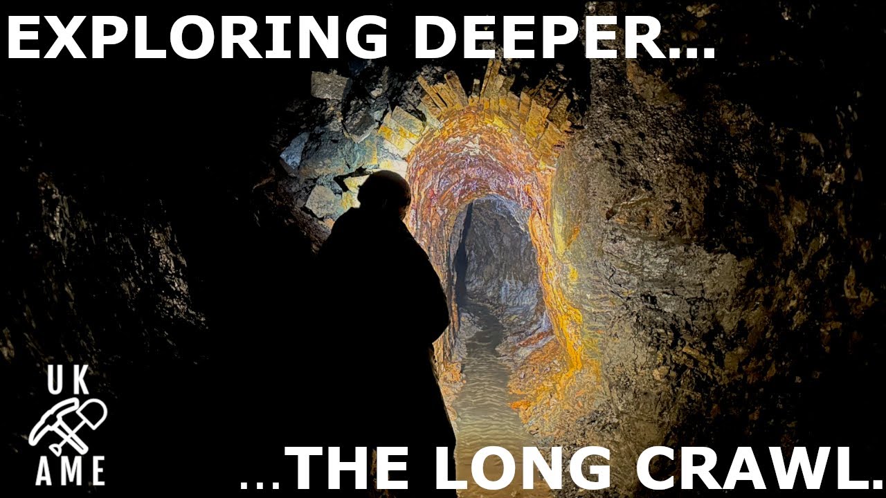 Pushing Further Into A 1700s Abandoned Lead Mine : The LONG Crawl : UK Abandoned Mine Explores.