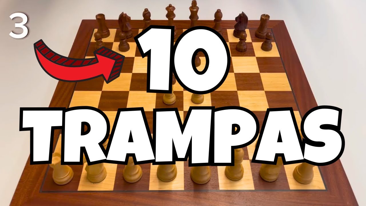 10 TRAMPAS para GANAR R&Aacute;PIDO en AJEDREZ